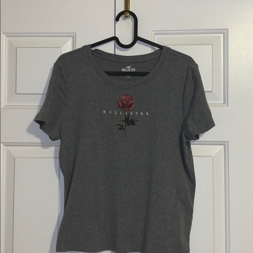 Hollister Cotton Grey Shirt